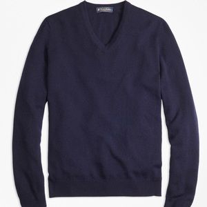 Brooks Brothers 100% Cashmere Sweater (Navy)